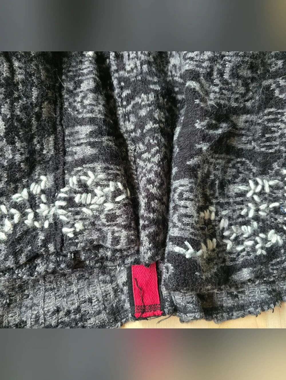 Free People Raggy Hooded Knit Sweater Size Medium